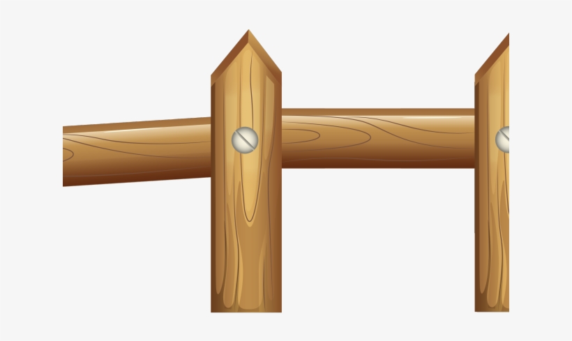 Fence Clipart Farm Fence - Wooden Fence Clipart Png, transparent png download