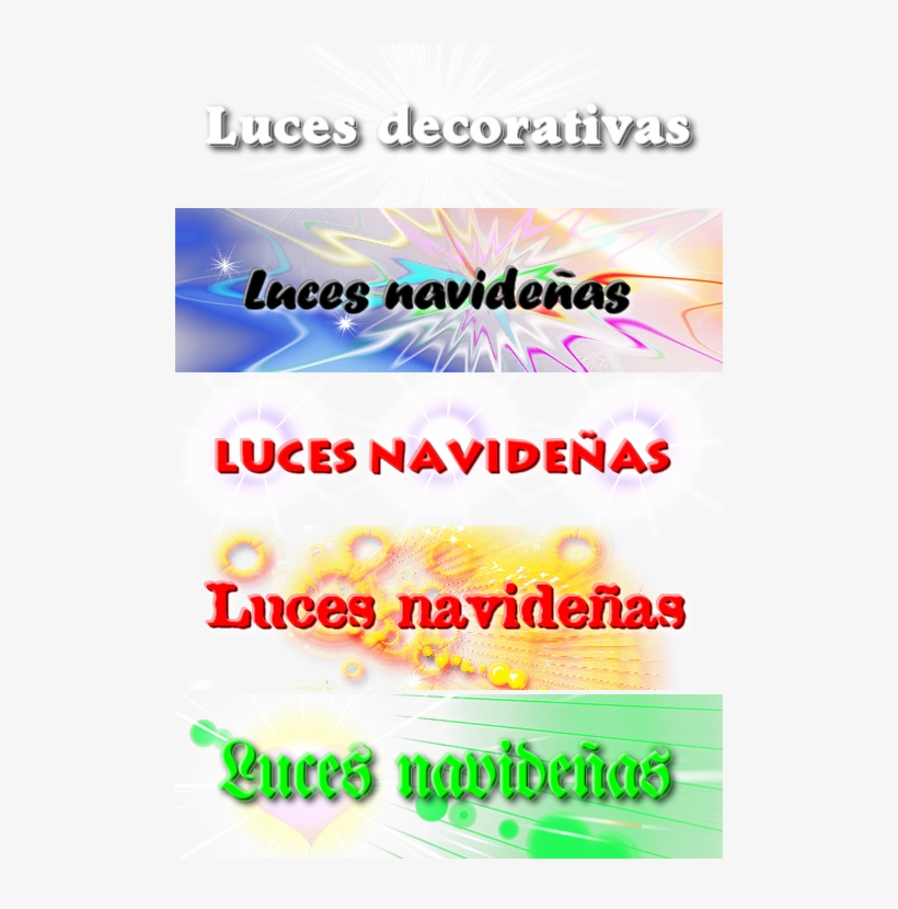 Luces Decorativas Navideñas [png] - Poster, transparent png download