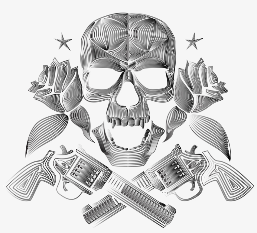 M Car Skull Human Behavior Drawing Free Commercial - Drawing, transparent png download