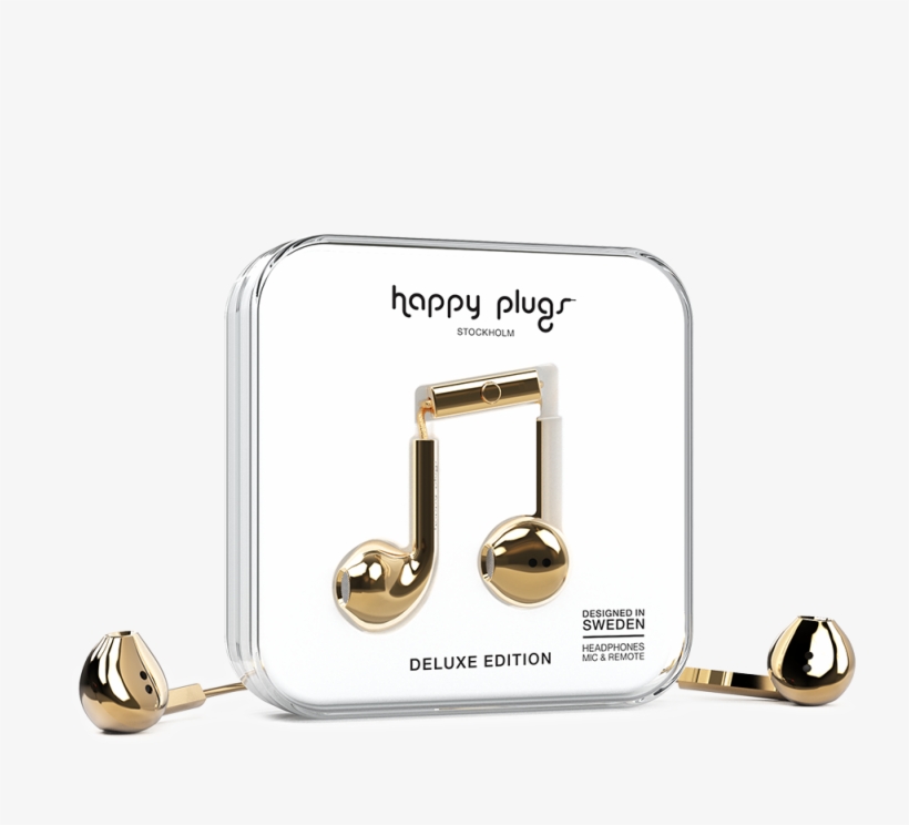 Previous - Happy Plugs Earbud Plus Headphone - Silver, transparent png download