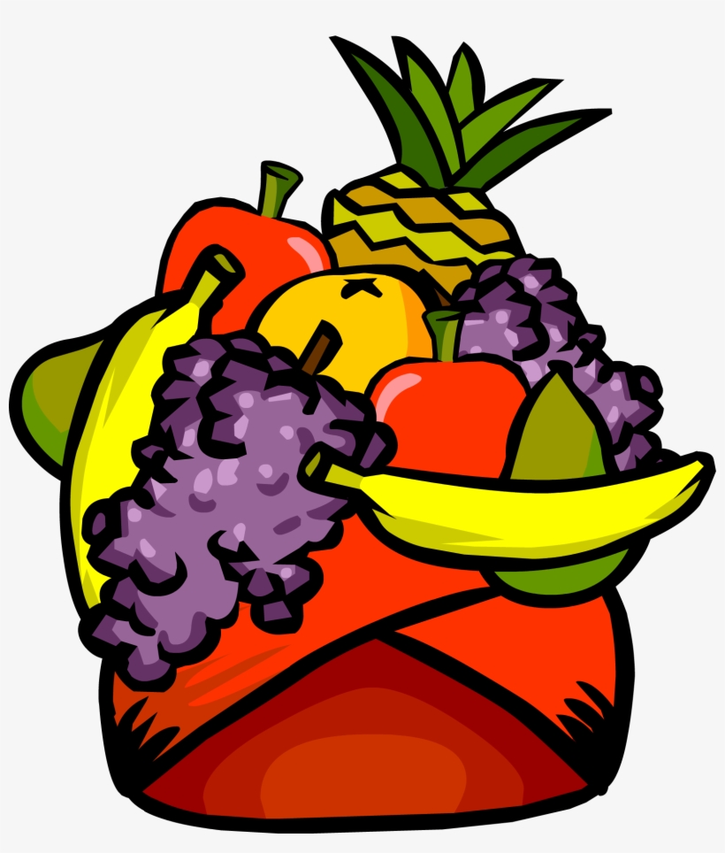 Fruit Headdress Clothing Icon Id 449 - Club Penguin, transparent png download