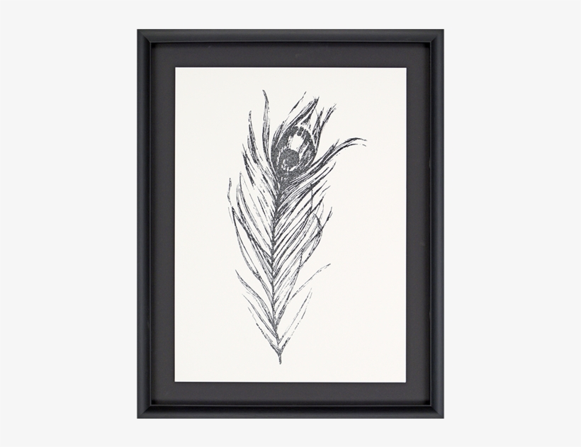 Silver Feather I - Bassett Mirror Gold Foil Feather Ii, transparent png download