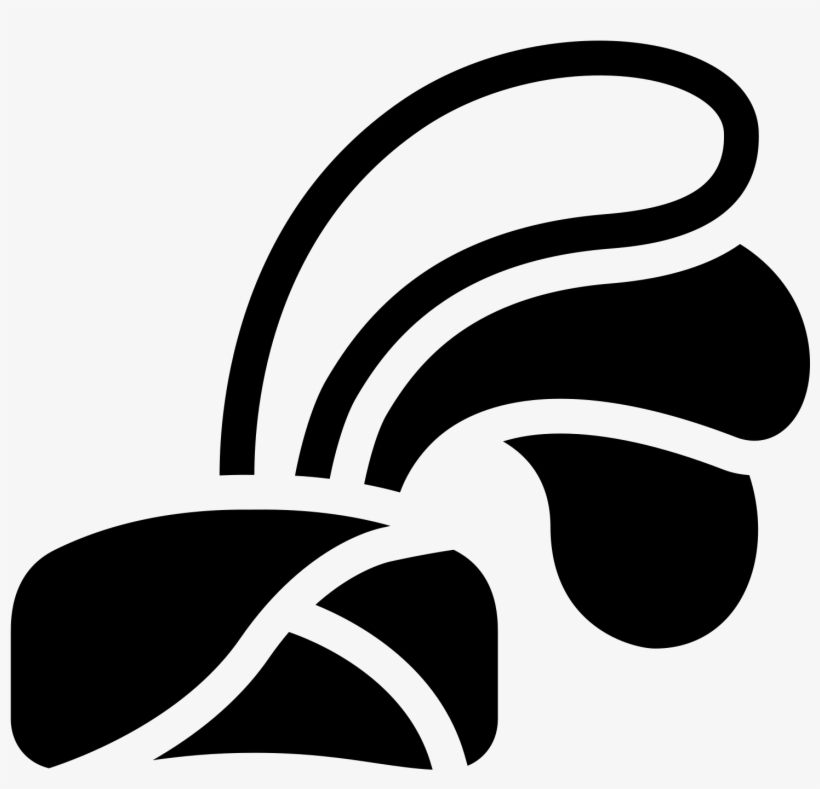 Seminole Headdress Filled Icon - Íconos Indigenas Png, transparent png download