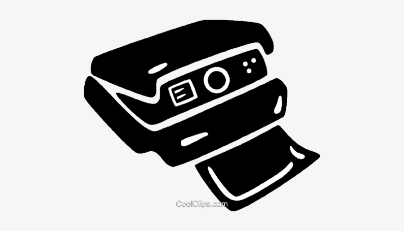 Polaroid Camera Royalty Free Vector Clip Art Illustration - Instant Camera, transparent png download