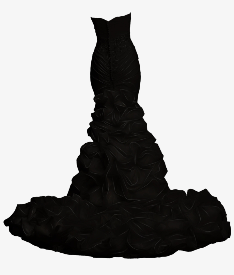 Black Dress Png Image - Png Clothes, transparent png download