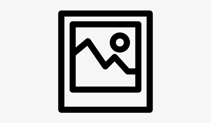 Polaroid Picture Vector - Sign, transparent png download