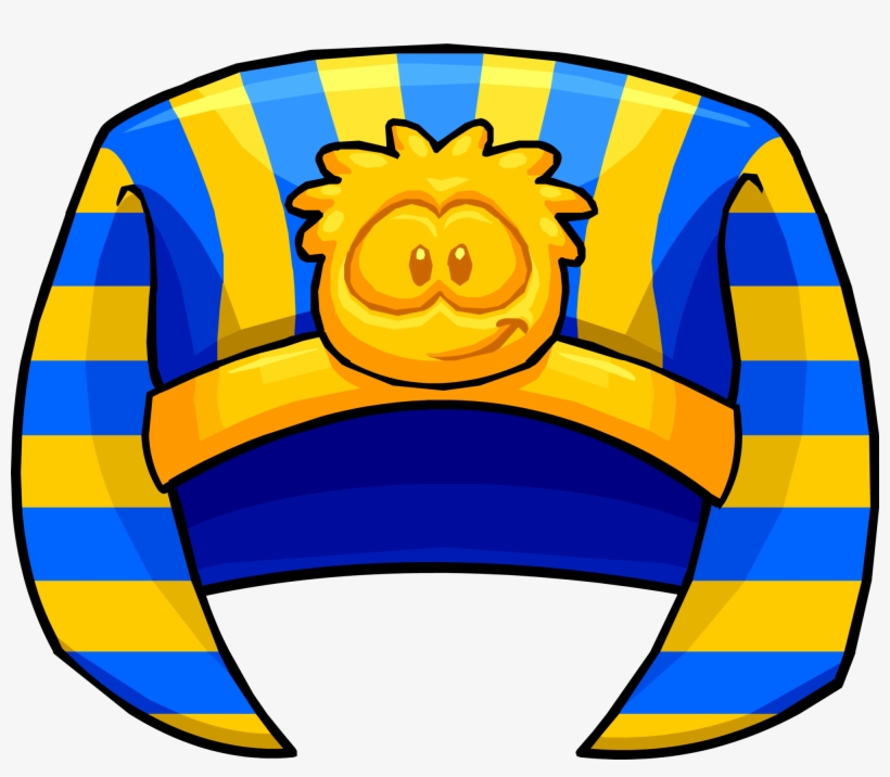 Headdress Clipart Pharaoh - Pharaoh Hat Png, transparent png download