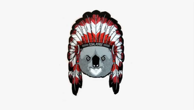 Red Headdress Logo Sticker Pack - Coalatree, transparent png download
