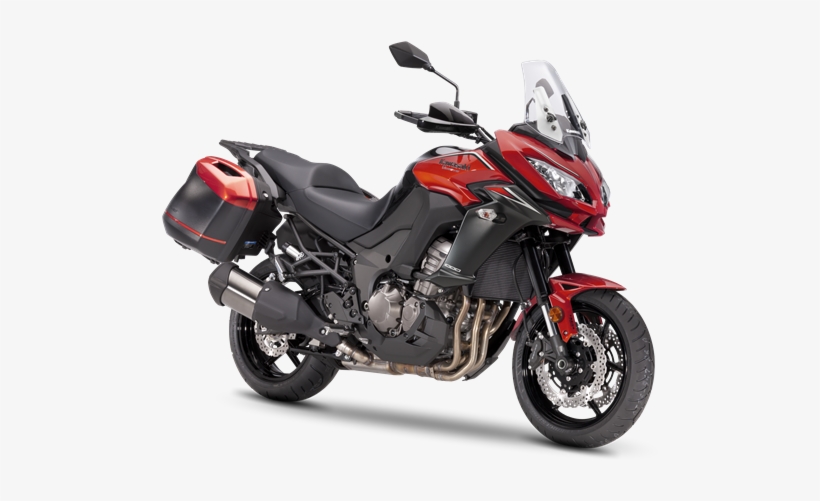 Candy Fire Red / Metallic Flat Spark Black / Metallic - Versys 1000 2016, transparent png download