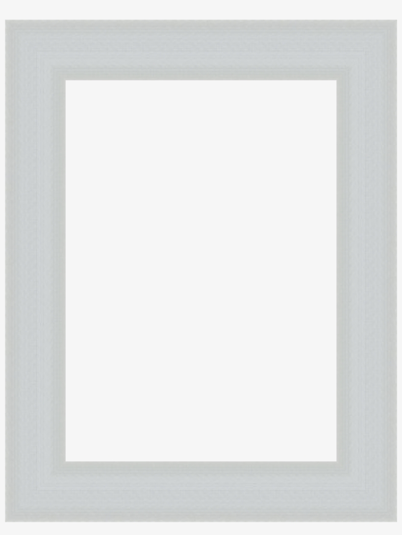 Boxed Flat Silver - Picture Frame, transparent png download