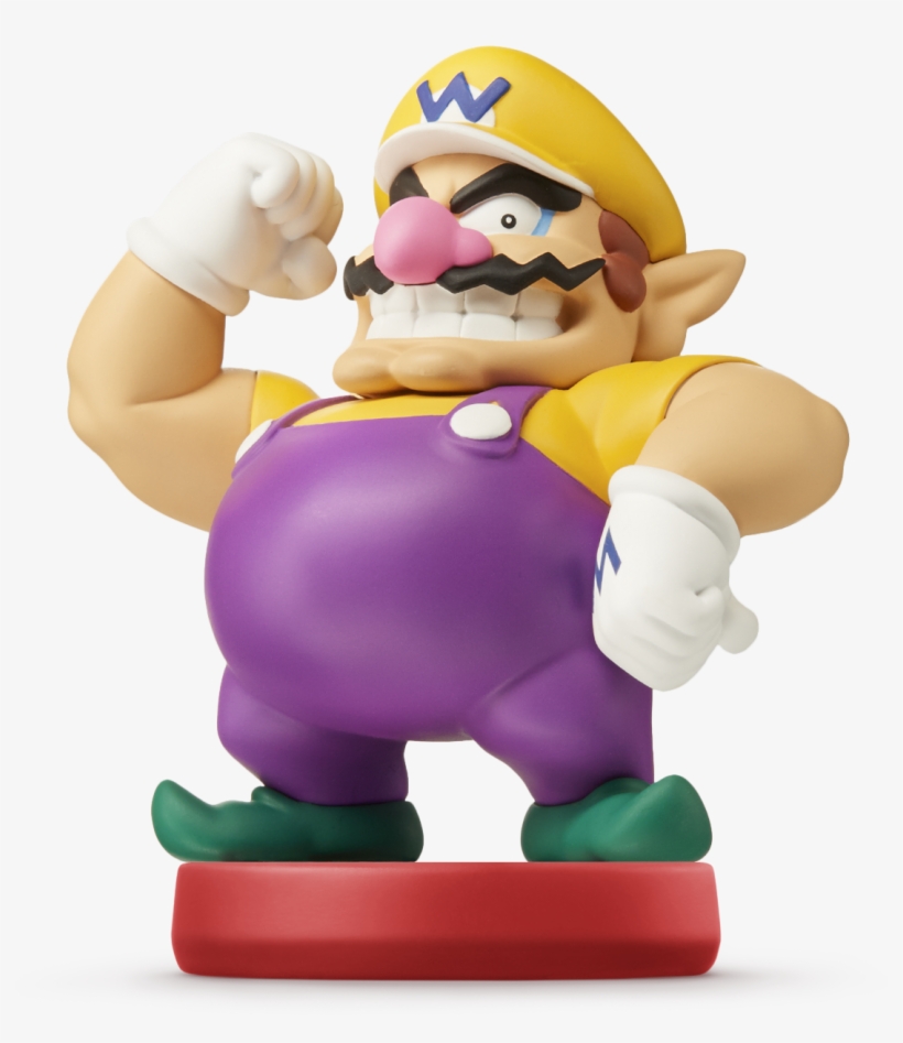 Amiibo Supermario Char08a Wario2 - Amiibo Wario, transparent png download