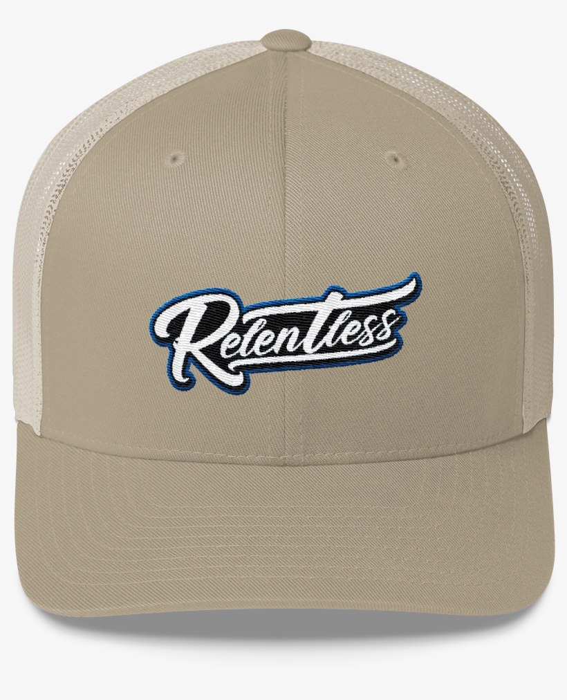Relentless Script Trucker Cap - Baseball Cap, transparent png download