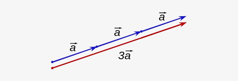 Al Multiplicar Un Vector Por Un Escalar Positivo, Cambia - Scalar Multiplication, transparent png download