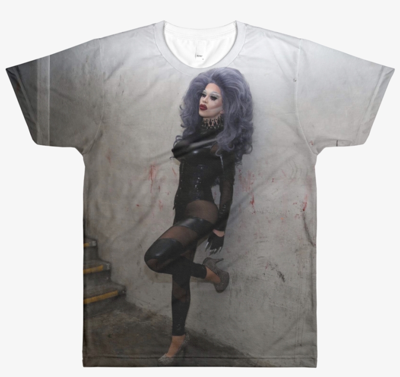 Phaedra Phaded "standing Up" Sublimated - T-shirt, transparent png download
