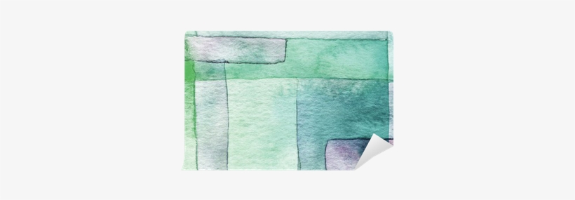Abstract Watercolor Hand Painted Background Vinyl Wall - Placemat, transparent png download