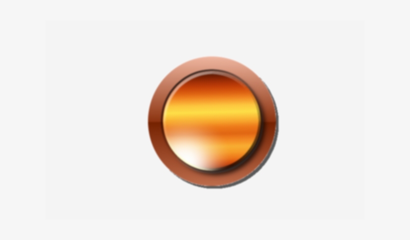 Amber And Gold Button Or Brad - Gold, transparent png download