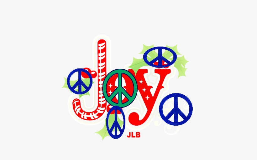 Peace Sign Clipart Nirvana - Joy Word Clipart Png, transparent png download