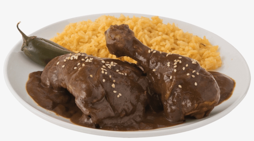 Chicken Mole - Mole Con Pollo En Png, transparent png download
