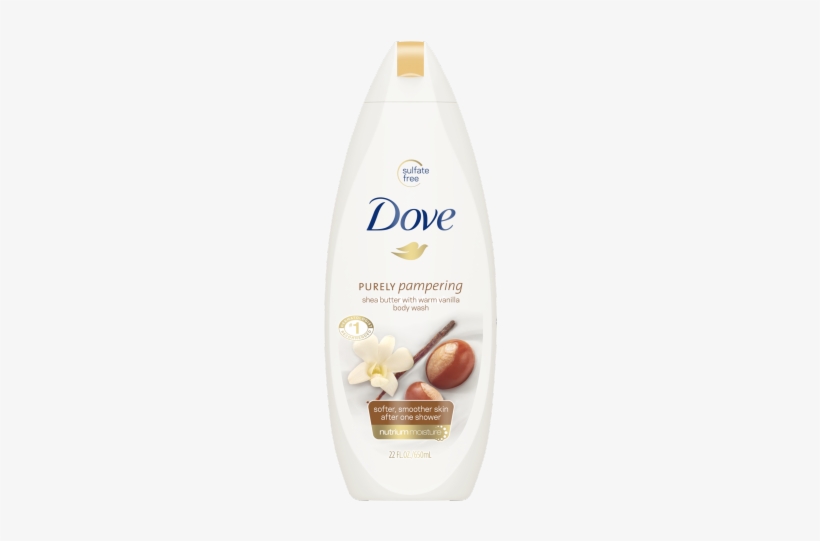 Dove Body Wash Shea Butter 22 Oz - Dove Purely Pampering Shea Butter Beauty Bar, transparent png download