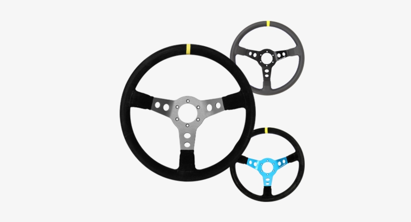 Steering Wheel - Momo Model 07 Steering Wheel Black Leather - 350mm, transparent png download
