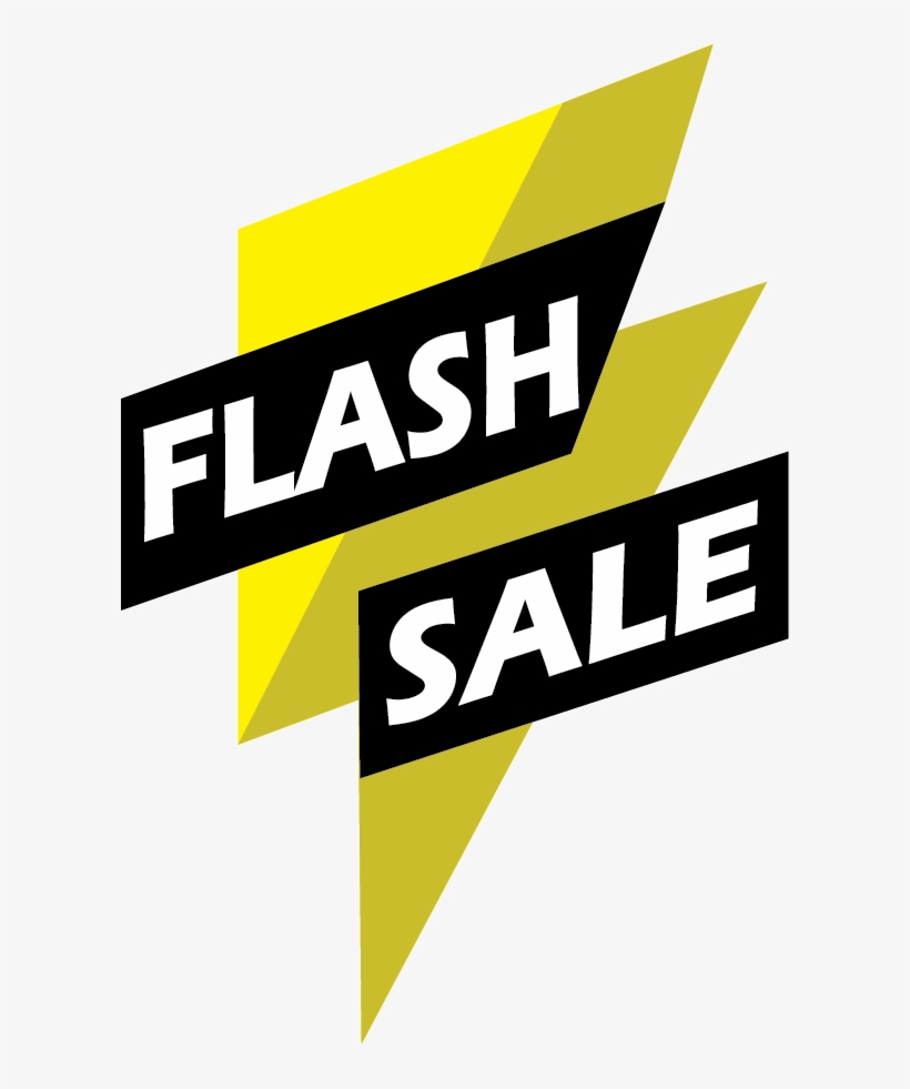Download Flash Sale Logo - Graphic Design - HD Transparent PNG