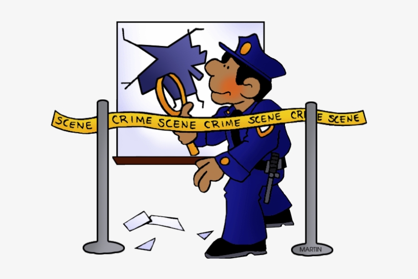 Crime Clipart Police Tape - Crime Scene Investigator Clipart, transparent png download