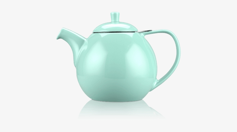 Turquoise - Forlife Curve 24-ounce Teapot With Infuser, Turquoise, transparent png download