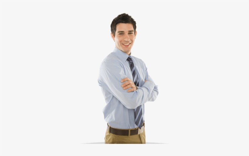 Boy With Tie And Arms Crossed - Persona Con Los Brazos Cruzados, transparent png download