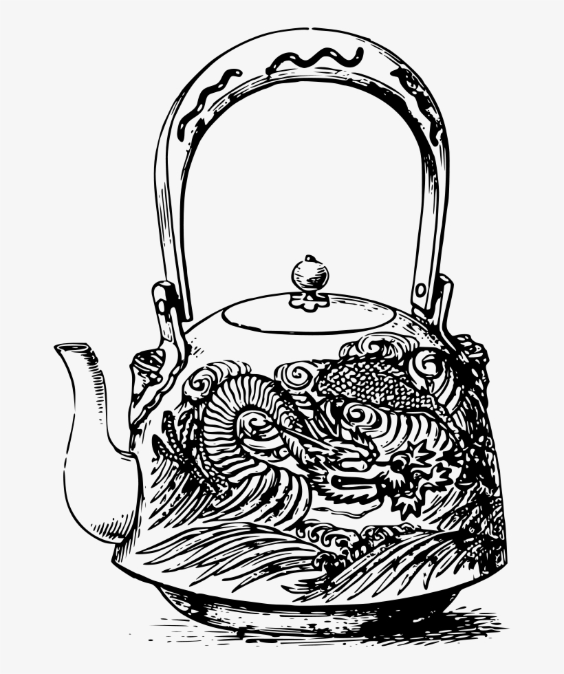 How To Set Use Japanese Dragon Teapot Clipart, transparent png download