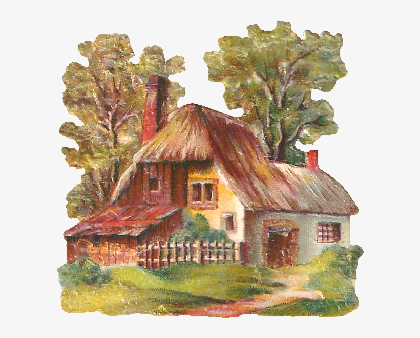Chicken House Clipart Graphic Transparent Download - Country Cottage Clip Art, transparent png download