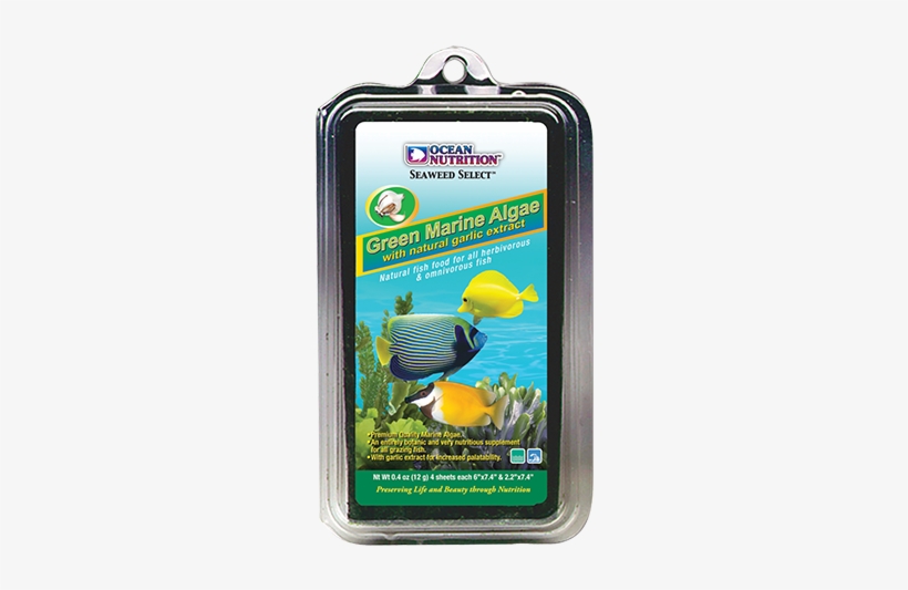 Ocean Nutrition Green Algae 12g - Ocean Nutrition Seaweed Selects Nutritions Green Marine, transparent png download