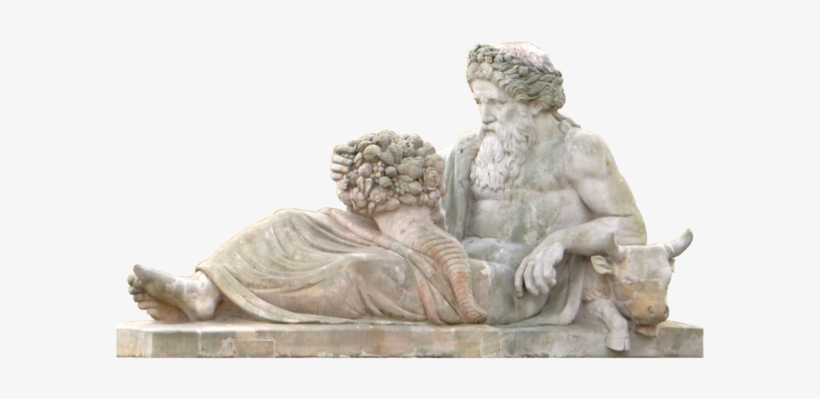 Statue Horn Of Plenty - Old Stone Statues Transparent, transparent png download