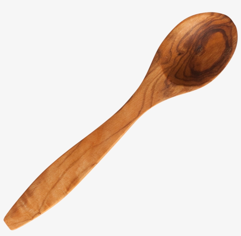 Olive Wood Spoon Sugar - Wooden Spoon, transparent png download