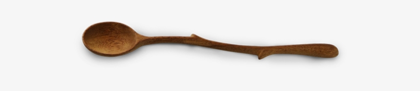 Wooden Twig Spoon - Wooden Spoon, transparent png download