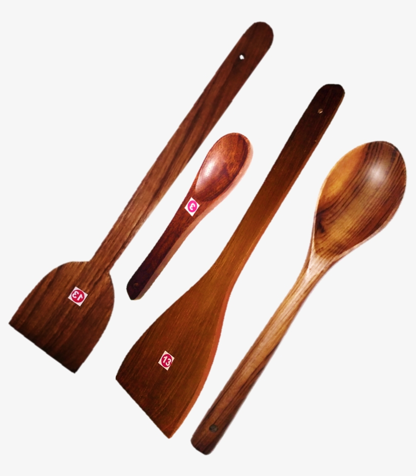 Spoons Set For Cooking, Wooden Spoons Set, Wooden Serving - Spoon, transparent png download