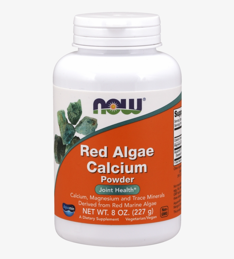 Red Algae Calcium Powder - Now Foods Iron 18mg, transparent png download