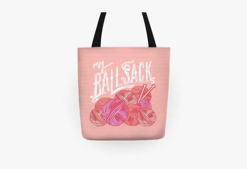 My Ball Sack Tote - Crochet, transparent png download
