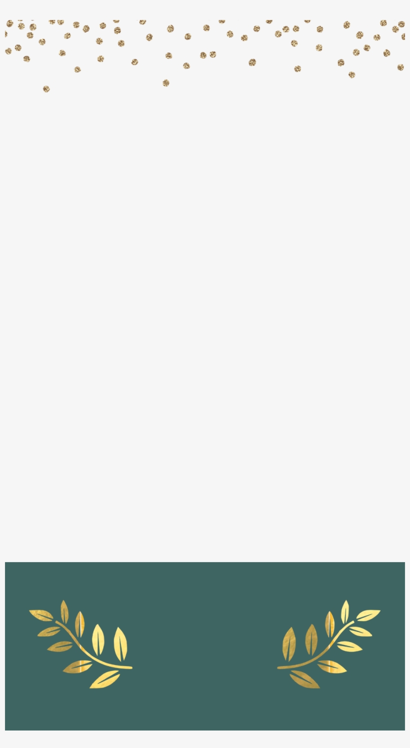 Gold Laurels - Illustration, transparent png download