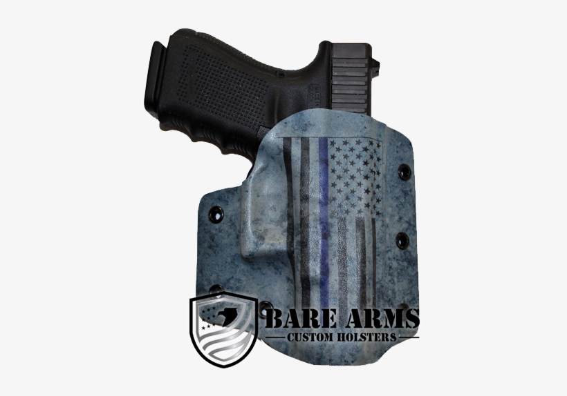 Thin Blue Line Flag - Thin Blue Line Holster, transparent png download