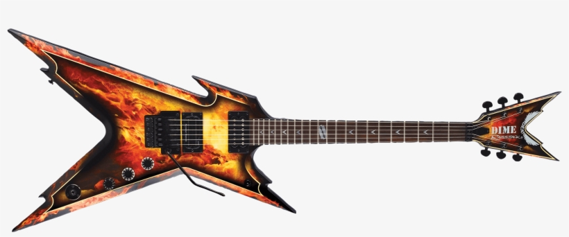 Dean Guitars Image - Dean Explosion Razorback Electric Guitar ..., transparent png download