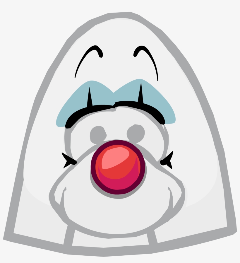 Clown Face Paint Icon - Club Penguin Clown Face Paint, transparent png download