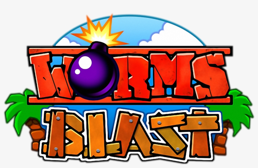 Qmmdktm ] - Worms Blast Logo, transparent png download