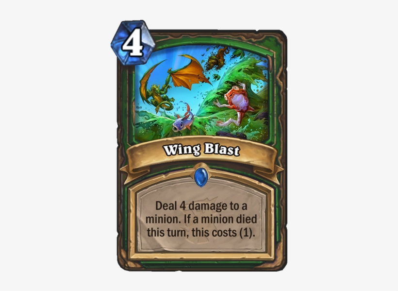 Wing Blast - Wing Blast Hearthstone, transparent png download