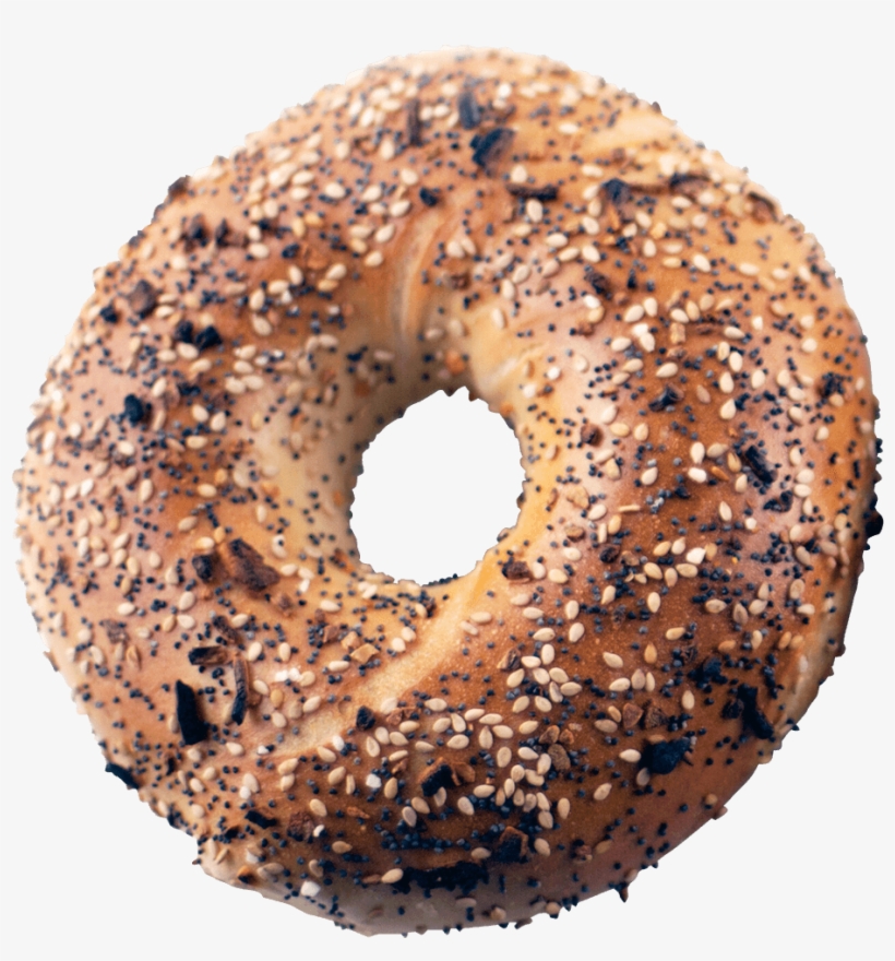 Delicious Bagel Png Image - Everything Bagel, transparent png download