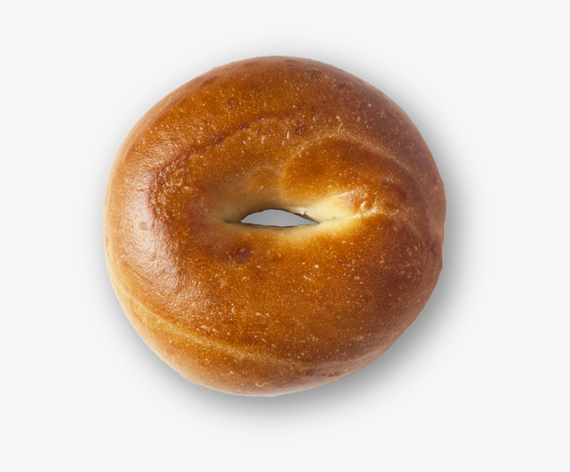 Plain Bagel - Bun, transparent png download