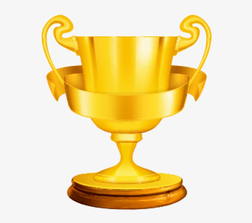 Golden Cup Illustrator Png Download - Trophy Vector, transparent png download