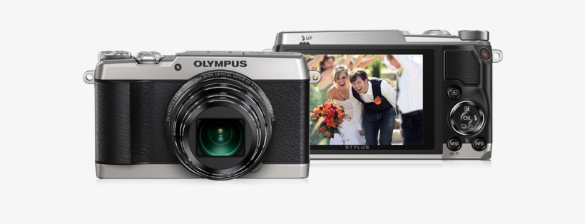 Olympus Stylus® Sh-1 Digital Camera - Olympus Sh-1 16 Mp Digital Camera (silver), transparent png download