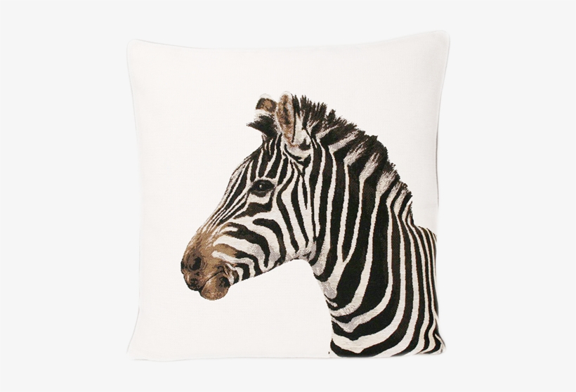 Zebraprofile - Twin Zebra Velvet Piped Cushion Cover, Lime, 45 X 45, transparent png download