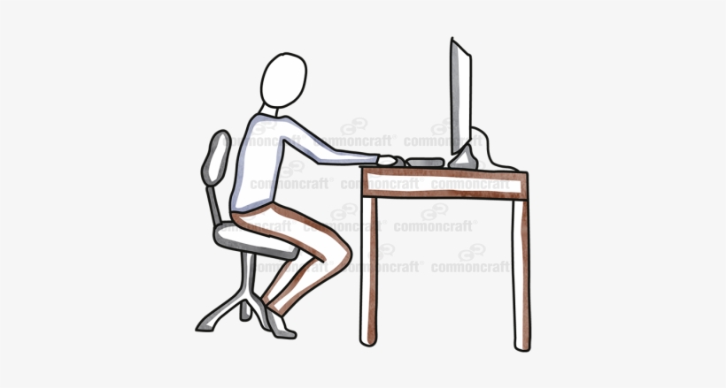 "people" Examples - View All - Computer Desk, transparent png download