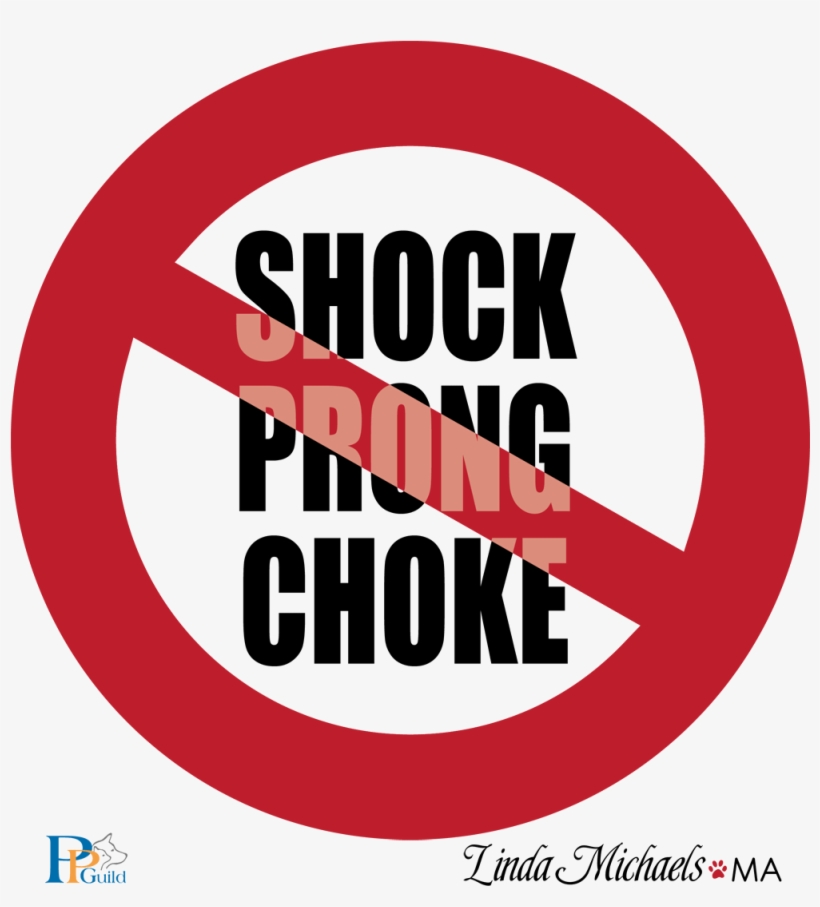 No Shock Logo No Prong Logo No Choke Collar Positie - No Shock Prong Choke, transparent png download